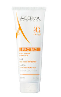 A-Derma Protect lotion SPF 50+  250 ml (udløb: 09/2022) - SPAR 50%